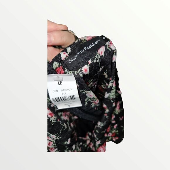 Lf Charms fashion Floral Dress Sundress Small style d16061302-1 NWT! - Picture 15 of 16